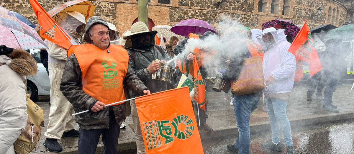 Manifestación Agricultores y Ganaderos Toledo