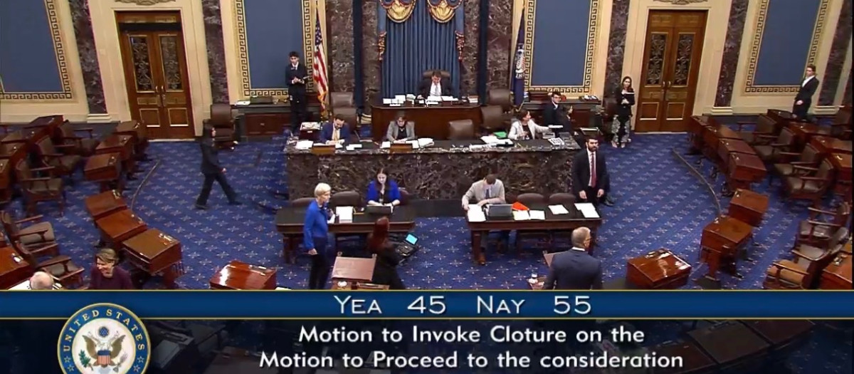 Votación en el Senado de EE.UU. sobre el presupuesto de 2026