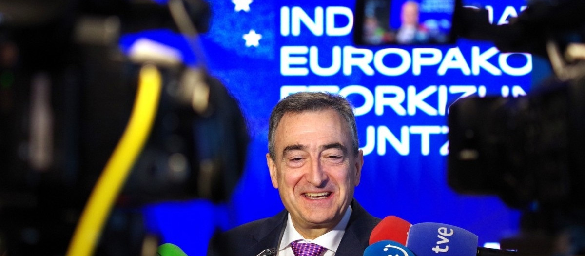 El presidente del PNV, Aitor Esteban