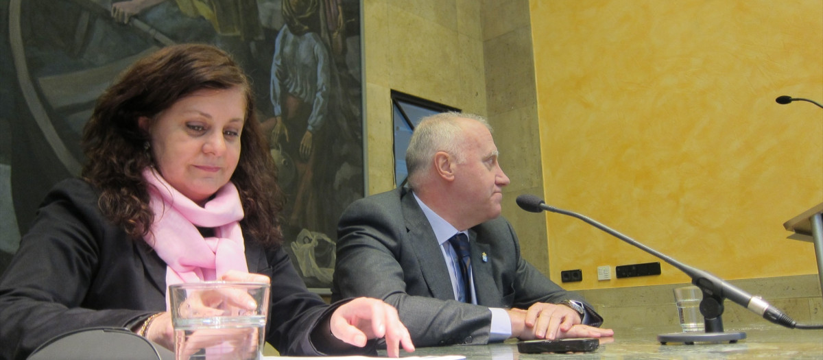 Celia Gómez en su época como gerente del Servicio de Salud del Principado (Sespa)