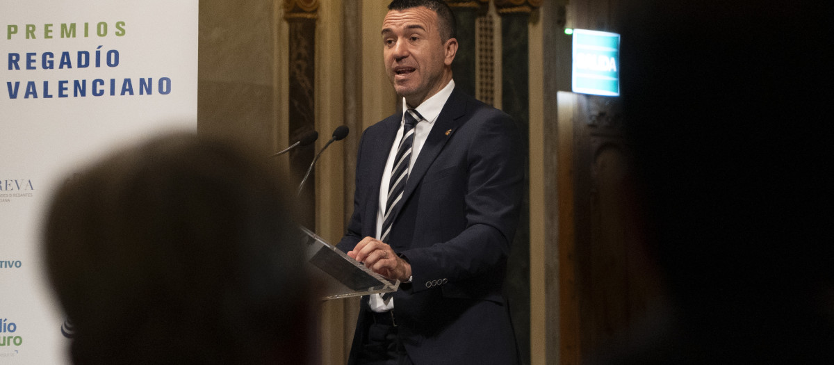 Imagen tomada este viernes del presidente de la Diputación de Valencia, Vicent Mompó