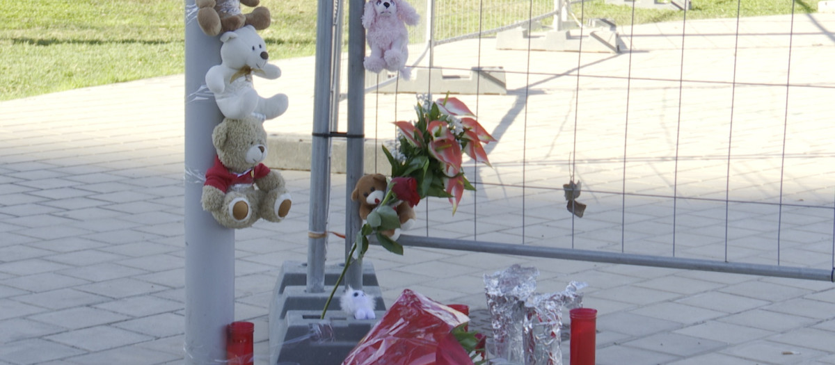 Imagen tomada en el lugar del siniestro del hinchable