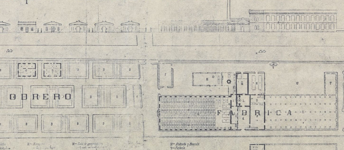 Los planos del proyecto de Gaudí para la Obrera Mataronense