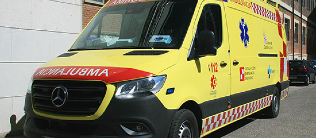 Foto de archivo de una ambulancia