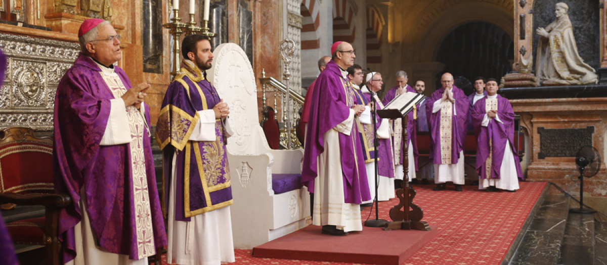 Misa funeral en homenaje a las víctimas de Adamuz en la Catedral de Córdoba