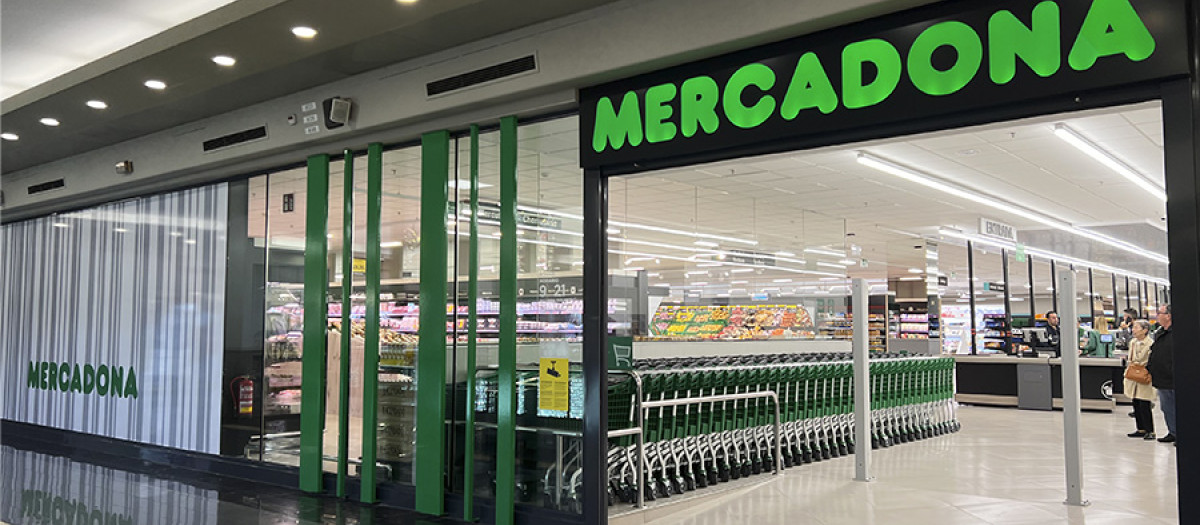 Imagen de un supermercado de Mercadona