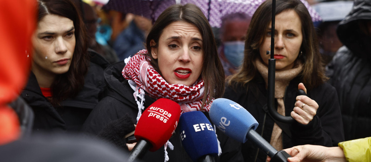 La eurodiputada de Podemos Irene Montero