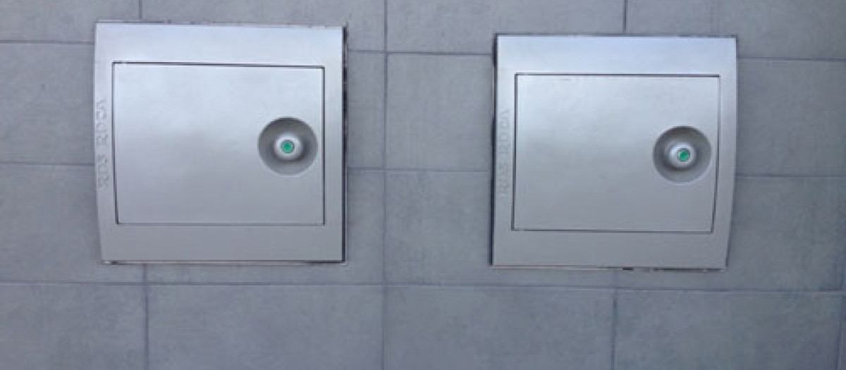 Buzones de recogida neumática de basura