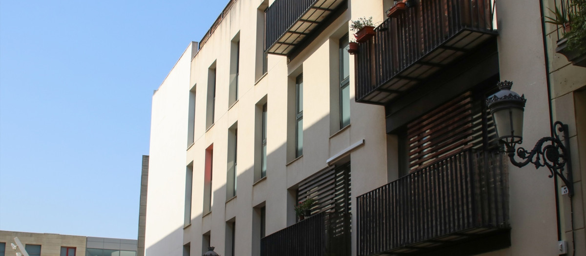 Bloque de viviendas sociales en Alicante