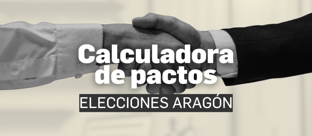 Calculadora de pactos de las elecciones de Aragón