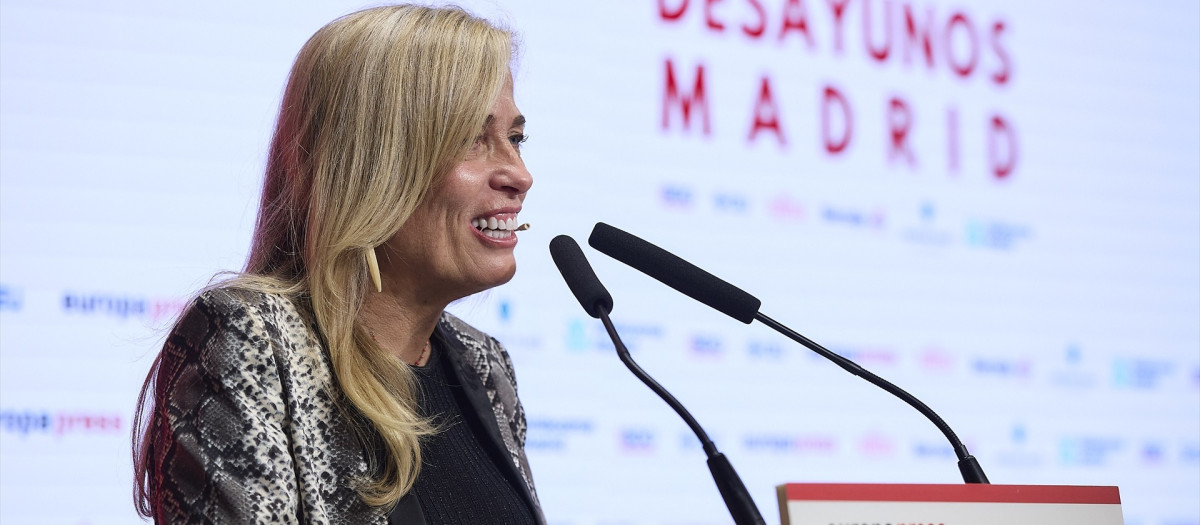 La consejera de Economía, Hacienda y Empleo de la Comunidad de Madrid, Rocío Albert