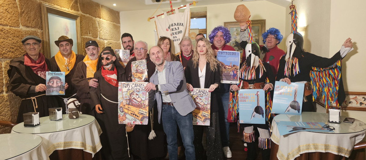 Presentación del Carnaval 2026 de Orense

REMITIDA / HANDOUT por CONCELLO DE OURENSE
Fotografía remitida a medios de comunicación exclusivamente para ilustrar la noticia a la que hace referencia la imagen, y citando la procedencia de la imagen en la firma
03/2/2026