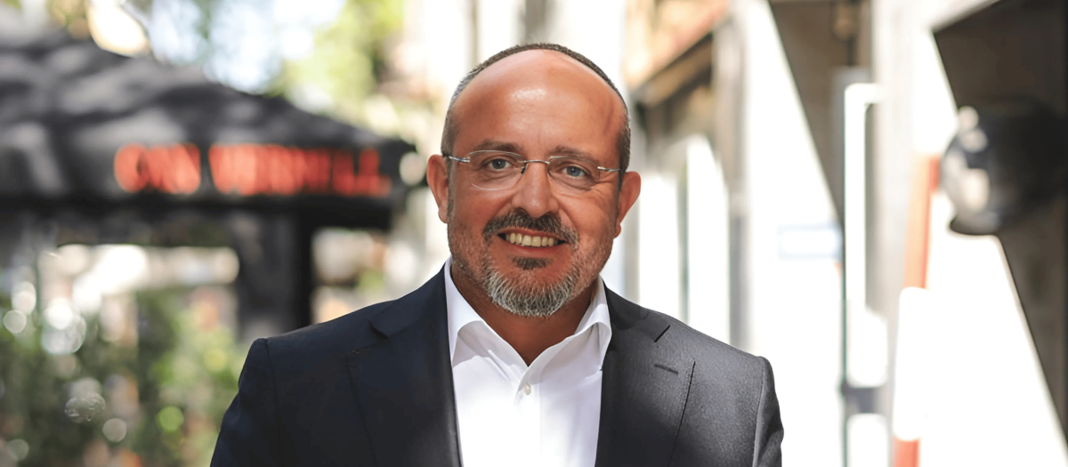 El presidente del PP en Cataluña, Alejandro Fernández.