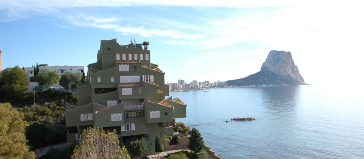 Imagen del edificio Xanadú de Calpe, Alicante