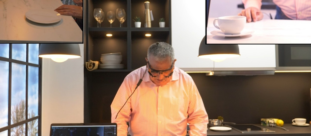 Paciente que ha recuperado parcialmente la visión tras vivir tres años ciego