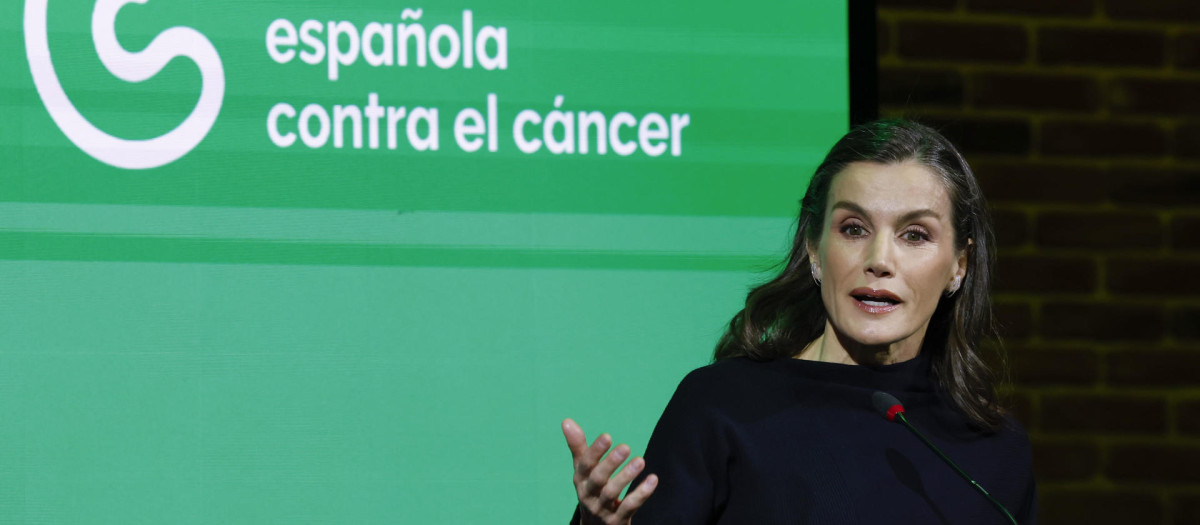 La Reina en el acto del Día Mundial contra el Cáncer