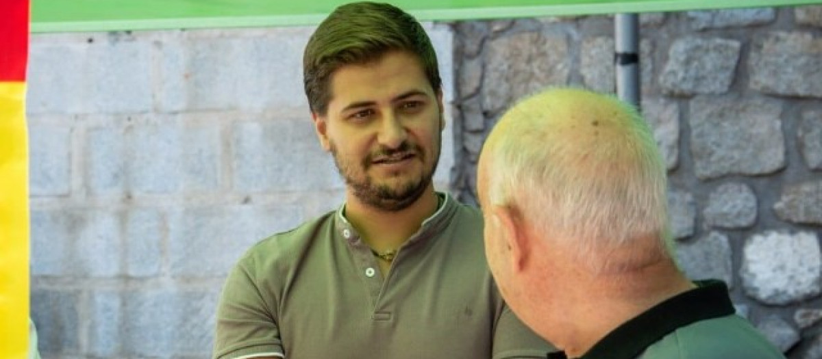 David Castrejón, uno de los miembros de la gestora de Vox en Ávila que ha dimitido, este miércoles