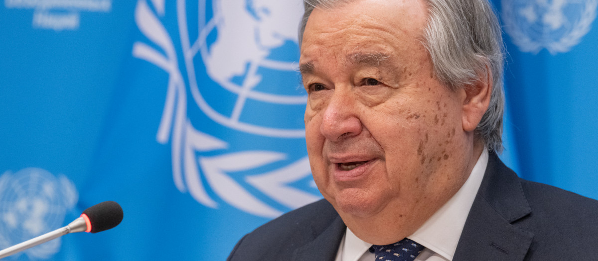 USA7995. NACIONES UNIDAS (ESTADOS UNIDOS), 04/02/2026.- Fotografía cedida por la Organización de las Naciones Unidas (ONU) donde aparece el secretario general, António Guterres, hablando en un panel científico este miércoles, en Nueva York (EE.UU.). Guterres anunció la puesta en marcha del primer Panel Internacional Científico Independiente sobre inteligencia artificial (IA), un órgano creado por mandato de la Asamblea General para evaluar los impactos de esta tecnología. EFE/ Organización de las Naciones Unidas/ SÓLO USO EDITORIAL/ NO VENTAS/ SOLO USO EDITORIAL/ NO VENTAS/ SOLO DISPONIBLE PARA ILUSTRAR LA NOTICIA QUE ACOMPAÑA (CRÉDITO OBLIGATORIO)