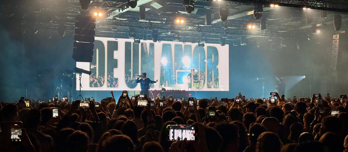 Imagen del concierto de D. Valentino en el Auditorio Roig Arena