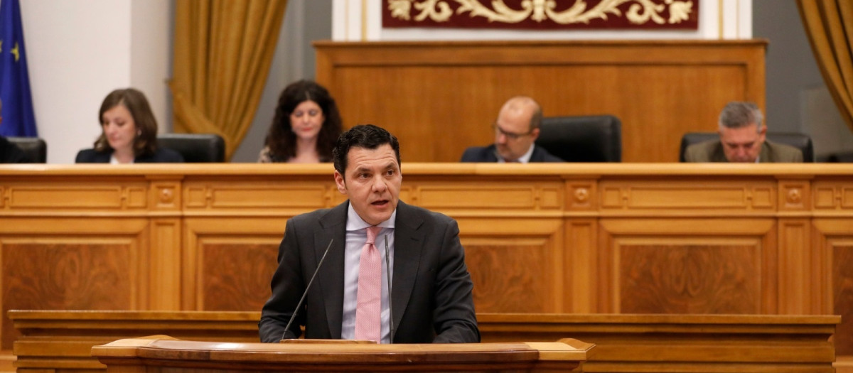 El diputado regional  de Vox y portavoz de Educación, Luis Blázquez