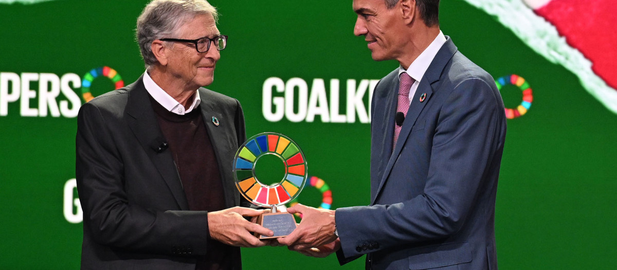 Sánchez fue premiado por Bill Gates en 2025