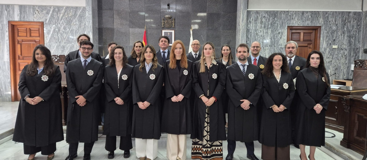 Los nueve nuevos jueces del Tribunal Superior de Justicia en Canarias