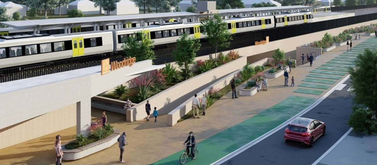 Línea de tren entre Brisbane y Gold Coast