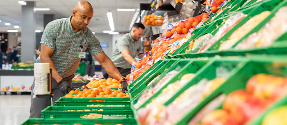 Imagen tomada en un supermercado de Mercadona