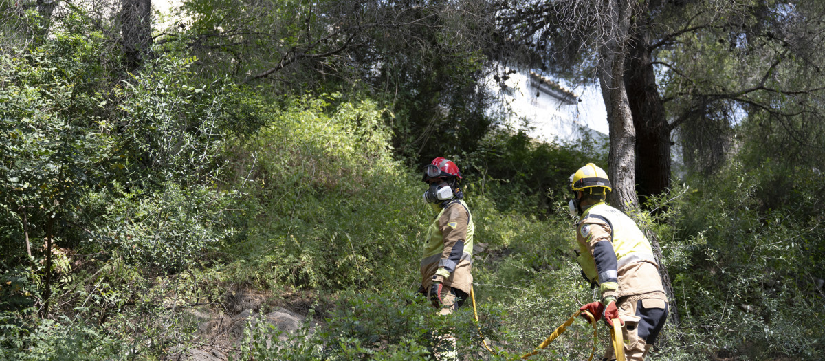 Imagen de archivo de los Bomberos de la Diputación de Castellón