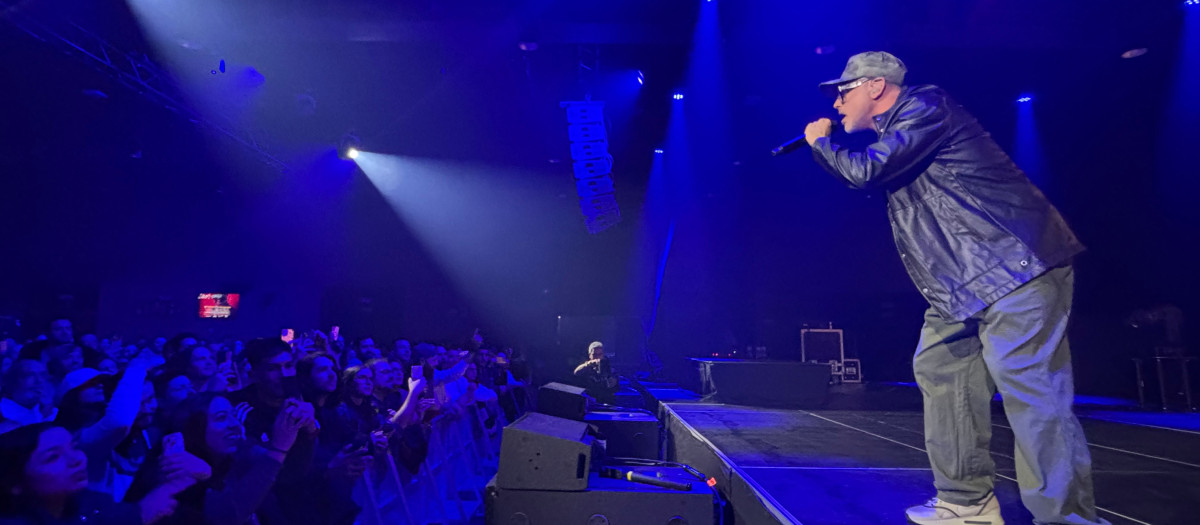 Imagen del concierto celebrado este sábado en el Roig Arena