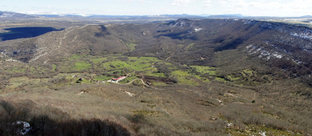 Enclave de la Hoya de Huidobro en Burgos, espacio pionero en la explotación y exploración de petróleo en España