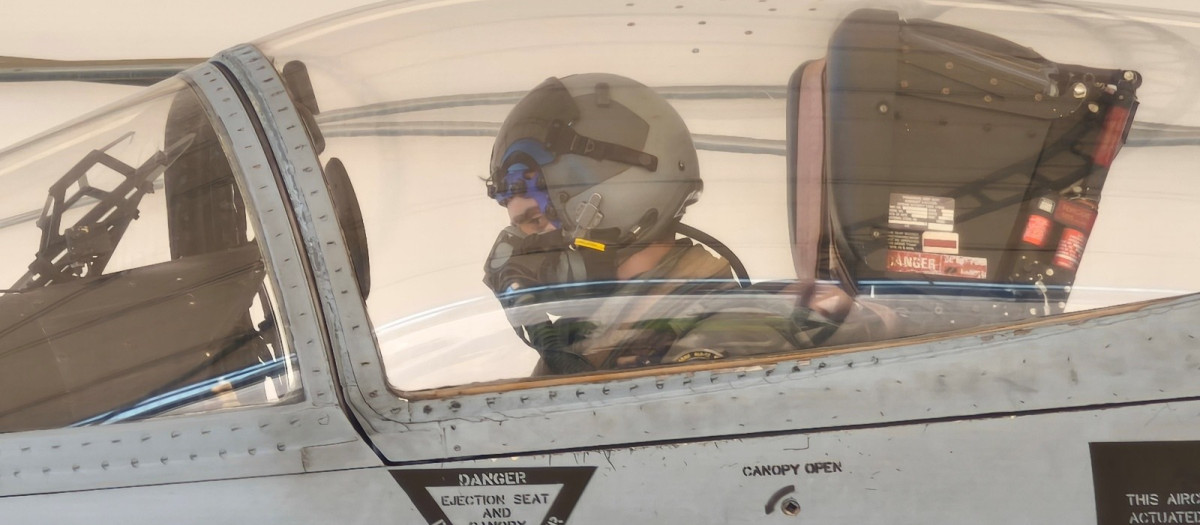 El Ala 12 de la Base Aérea de Torrejón ha sido escenario de una experiencia pionera de neuromonitorización de un piloto operativo en un avión EF-18