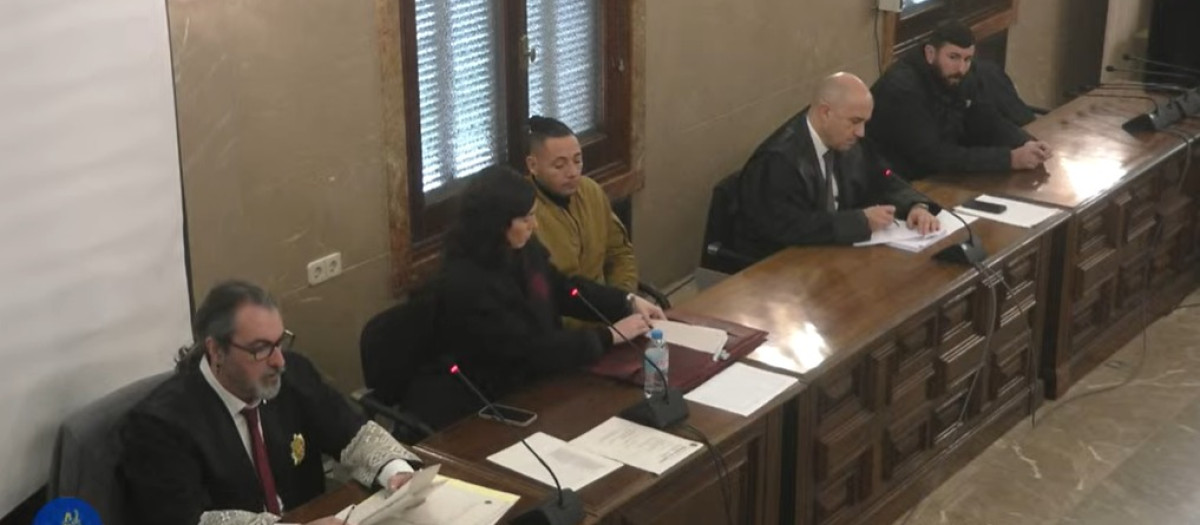 Los dos condenados, este lunes en la Audiencia de Palma