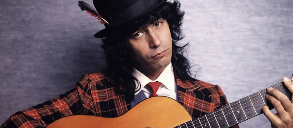 Rafael Amador en la cubierta de 'Pasa la vida', de Pata Negra