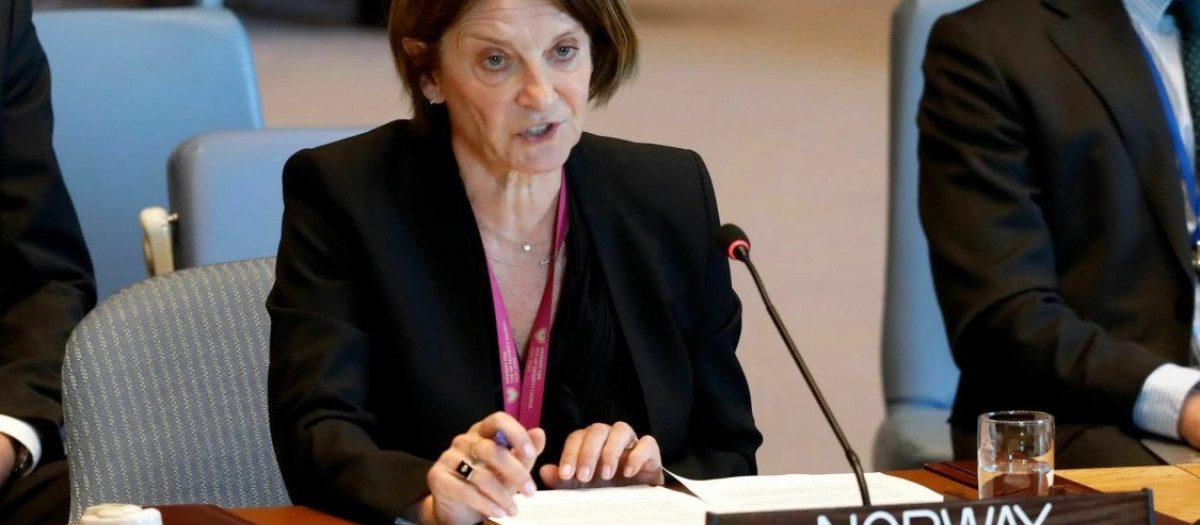 Mona Juul, embajadora de Noruega en Irak y Jordania