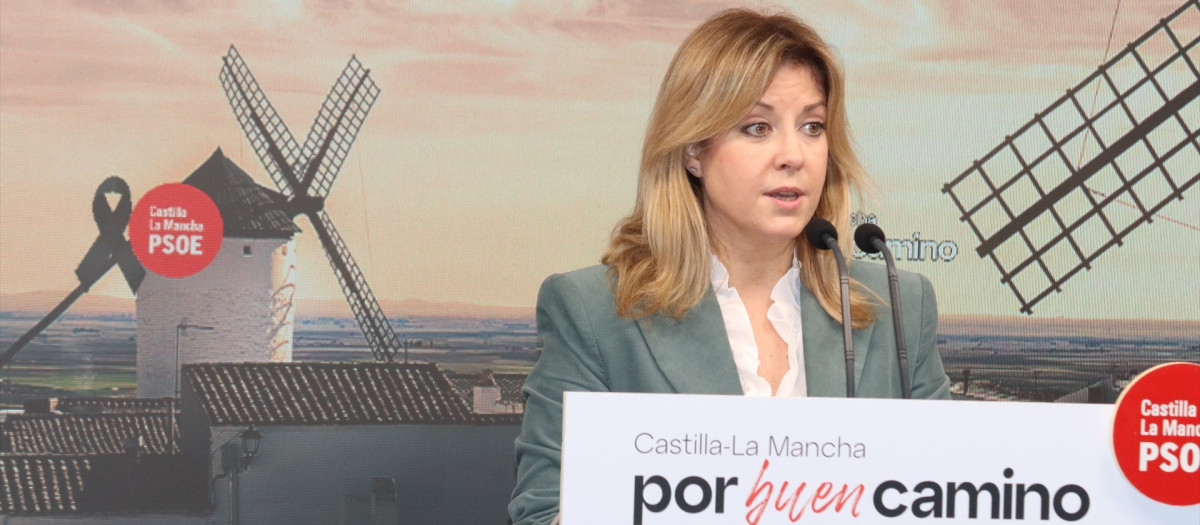La portavoz del grupo socialista en las Cortes de Castilla-La Mancha, Ana Isabel Abengózar