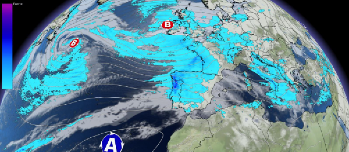 El miércoles será un día que ejemplificará la semana: lluvias más débiles, pero que van a continuar