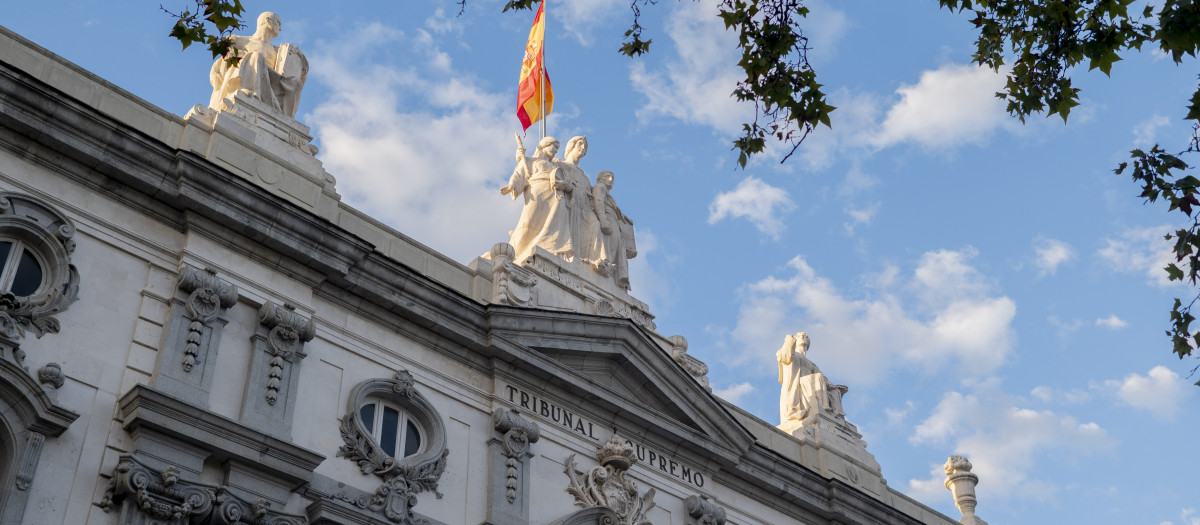 (Foto de ARCHIVO)
Fachada del Tribunal Supremo, Madrid (España).