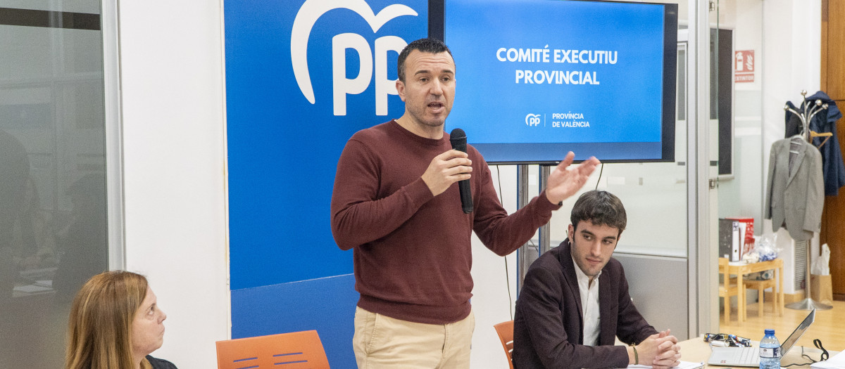 Imagen del presidente del PP de la provincia de Valencia, Vicent Mompó