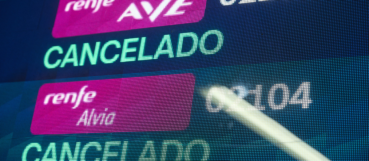 Interrupciones en los trenes en Galicia