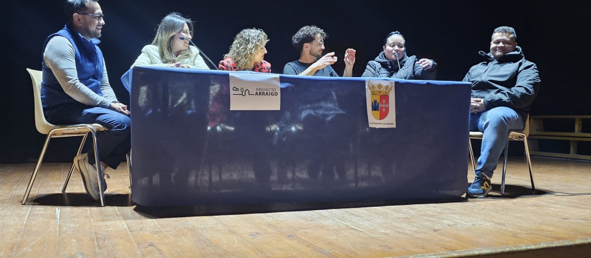 Imagen del acto celebrado en la localidad valenciana de Zarra