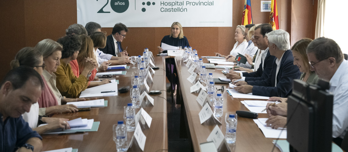 Reunión de Marta Barrachina con la Fundación Hospital Provincial de Castellón