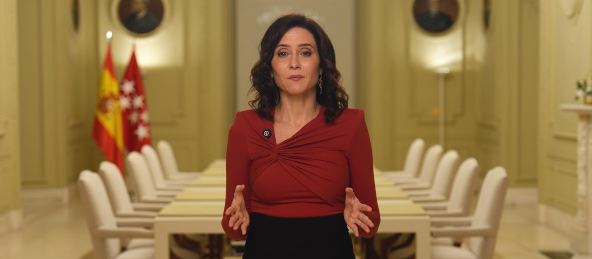 La presidenta de la Comunidad de Madrid, Isabel Díaz Ayuso