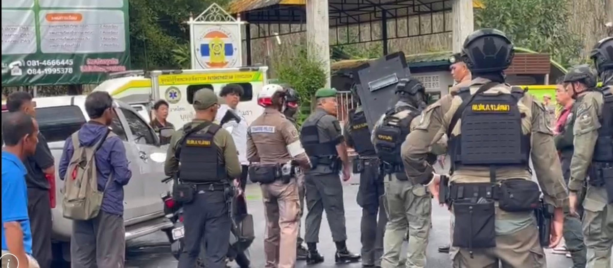 Tiroteo en una escuela en Tailandia