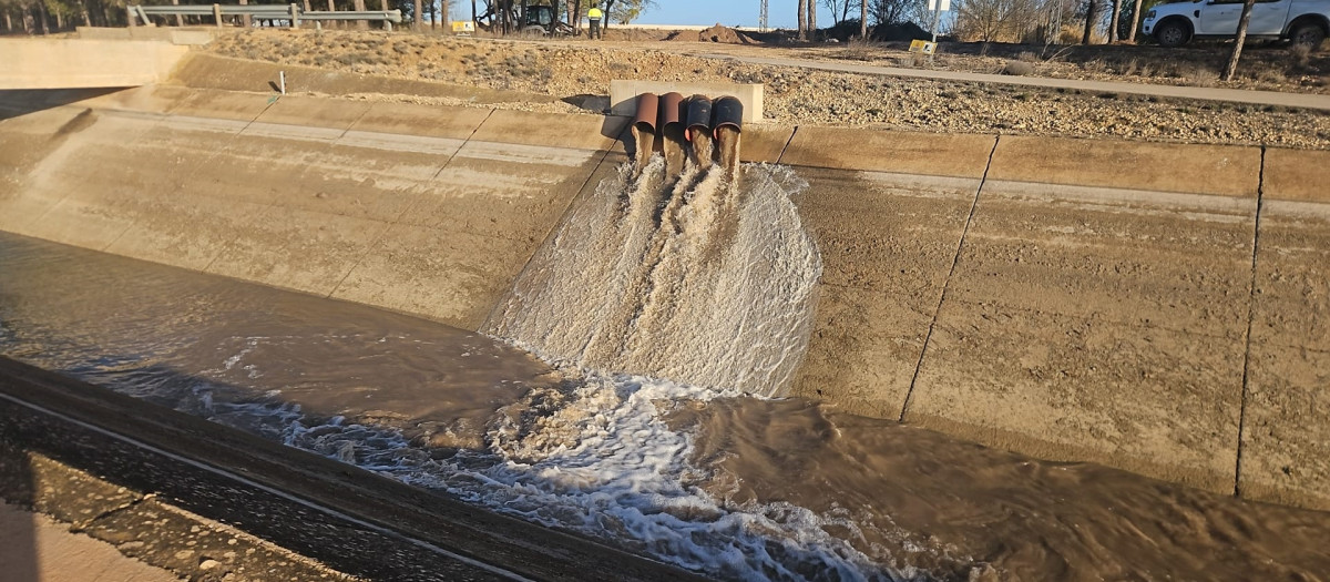 Derivación de agua del río Jardín al trasvase Tajo-Segura