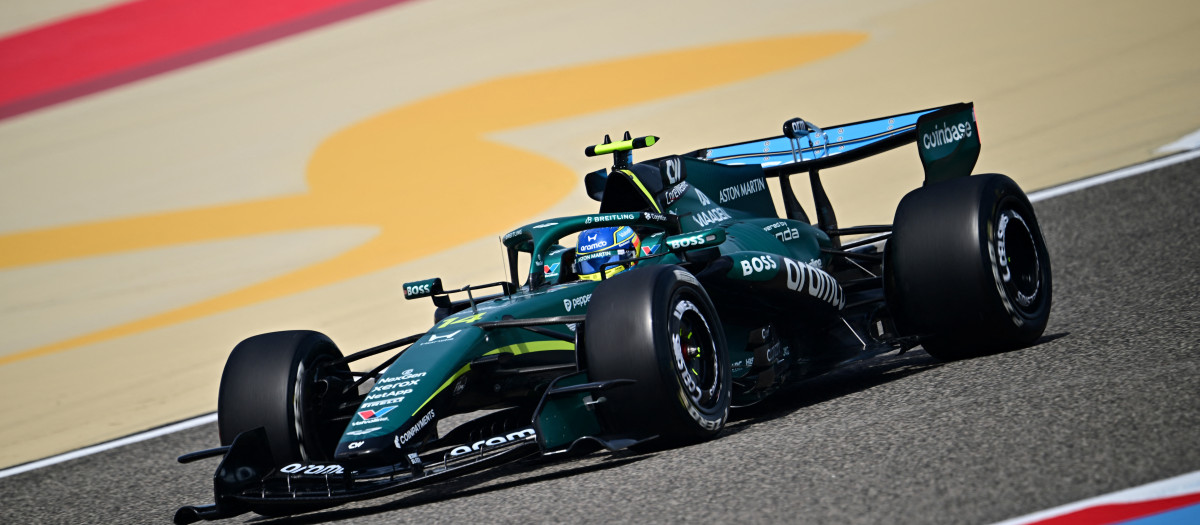 Fernando Alonso completó 55 vueltas en el test de este jueves