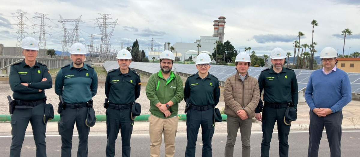 Imagen de la jornada de Iberdrola y la Comandancia Guardia Civil de Castellón