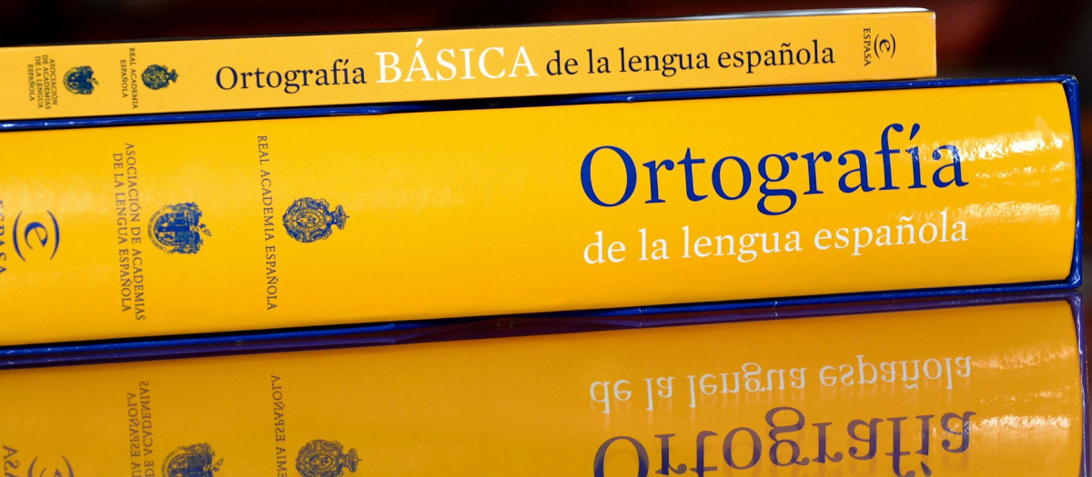 Volumen de la 'Ortografía española' de la RAE