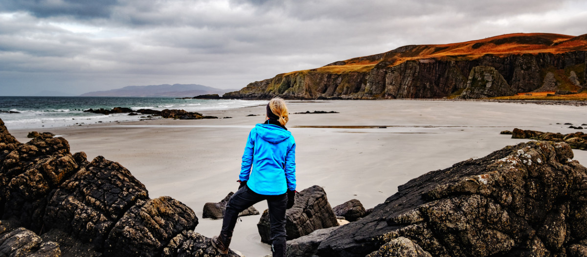 Una de las playas de Islay, la isla escocesa del whisky