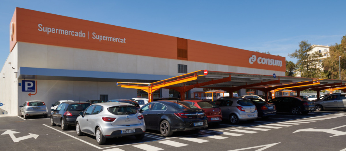 Imagen de archivo de un supermercado Consum en Castellón de la Plana
